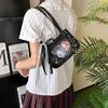 JK Transparent Love Itabag Zipper Bag Lace Crossbody Bag Portable Kawaii Shoulder Bag  Gift