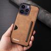 Retro Card Holder Phone Case for IPhone 16 15 Plus 14 13 12 11 Pro Max Mini XS XR X  Wallet PU Leather Shockproof  Cover