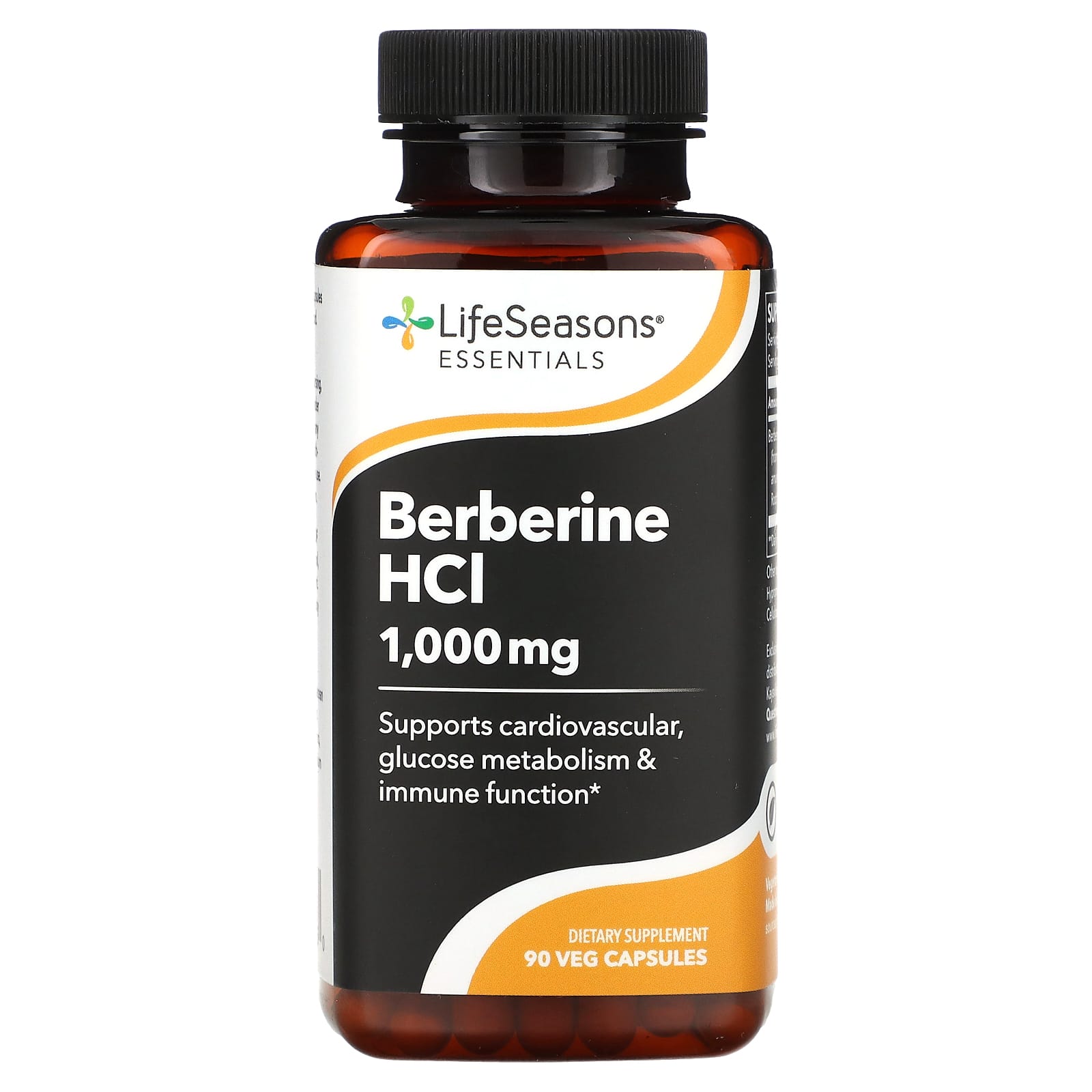 

LifeSeasons, Berberine HCl, 1,000 mg, 90 Veggie Capsules (333 mg per capsule)