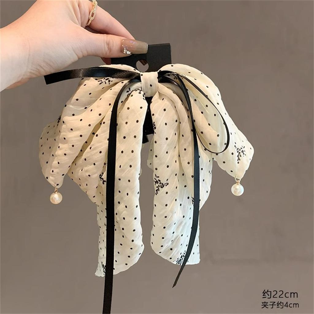 Sweet and sophisticated bow hair clip, elegant half-up hairstyle hair clip, tassel updo hair clip