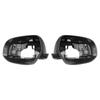 Side Mirror Frame Holder for Mitsubishi Outlander 2013-2018 Glossy Black Wing Housing 2014 2015 2016 Glass Surround Trim