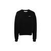 Men's SS22 Round Neck Pullover Arrow Pattern Printing Loose Fit Black OMBA058C99FLE0021001