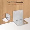 Thickened Stainless Steel 90° L-Shaped Bracket for Furniture and Shelves