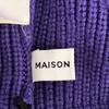 MAISON SPECIAL wool blend Long sleeve sweater M purple knit Women Used