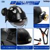PerldVerge Safety Professional Helmet Set with Double Construction Impact Luminous Adjustable EN397 Compliant Helmet, Black, Goggles, Work,