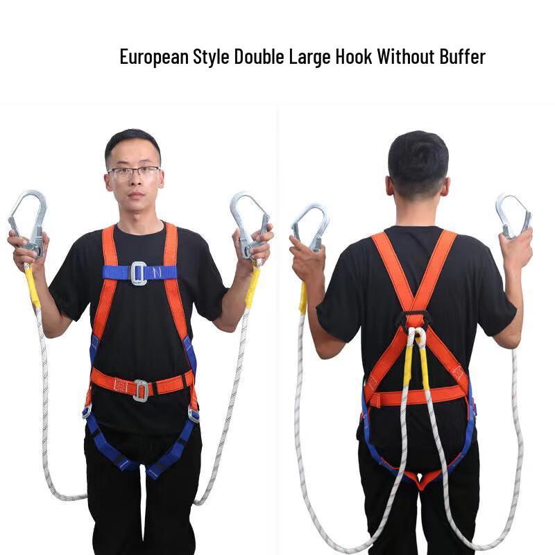 Shixun Rock Climbing Double Hook Safety Lanyard
