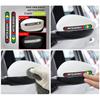 Car anti-collision strip rearview mirror door personalized reflective sticker For Mitsubishi ART ASX Lancer Pajero Outlander EX