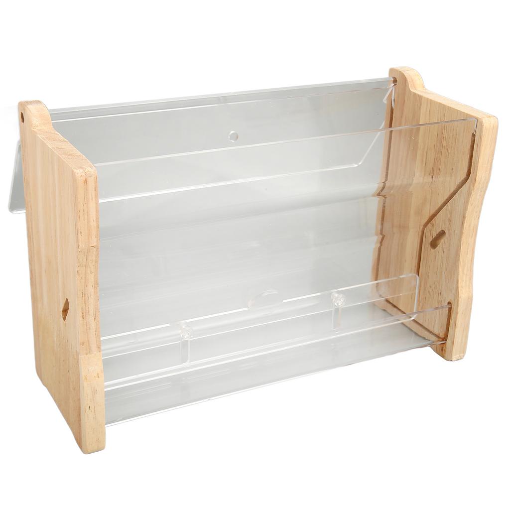 Chicken Feeder Automatic Large Capacity Clear Acrylic Chick Bird Food Box for Budgies Cockatiel