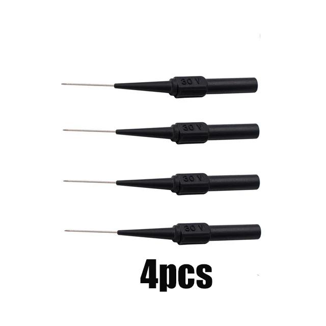 30V Diagnostic Tools Multimeter Test Lead Extention Back Piercing Needle Tip Probes Car Automotive Test Probe Kit