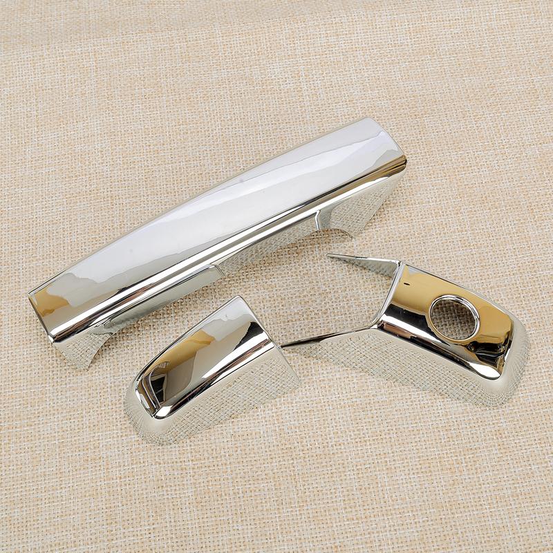 New Car Exterior Door Handle Covers Trim Set Fit for Chevrolet Silverado Avalanche Tahoe GMC Sierra 2007-2013 Chrome Style