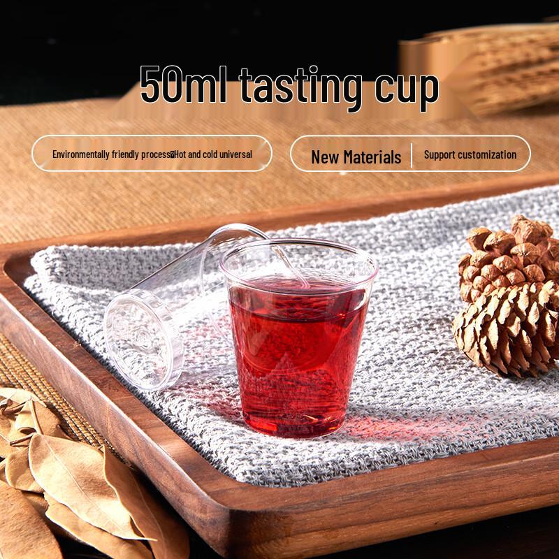 Jianlv Einweg-Frosted-Kristallbecher