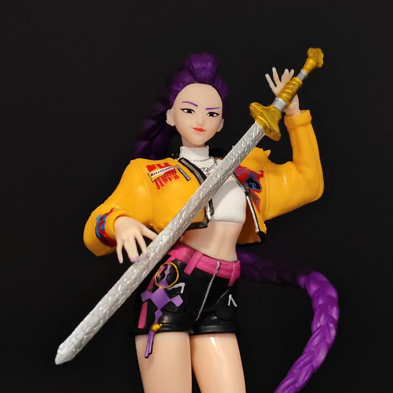 1Pcs Cartoon Gaming Peripherals Desk Decoration Collection Figures Hot Anime Kpop Demon Hunters Figure Model Toy Gift