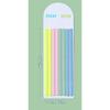 160Pcs PET Color Translucent Thin Long Strip Index Sticker Book Marker Index Tab Reading Note Highlight Key Sentence Sticky Note