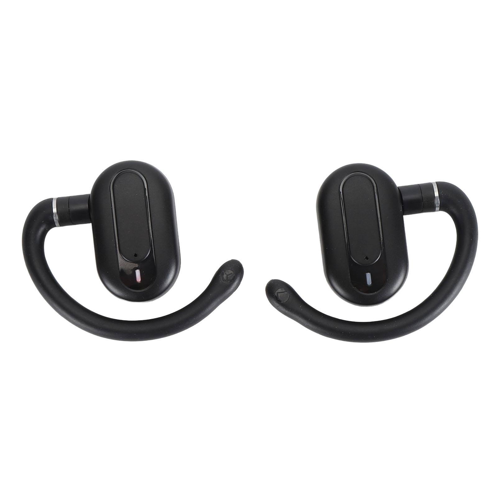 

Беспроводные наушники с костной проводимостью, IPX7 водонепроницаемые, зарядка Type-C, заушный крючок, наушники открытого типа Bluetooth с микрофоном чёрный