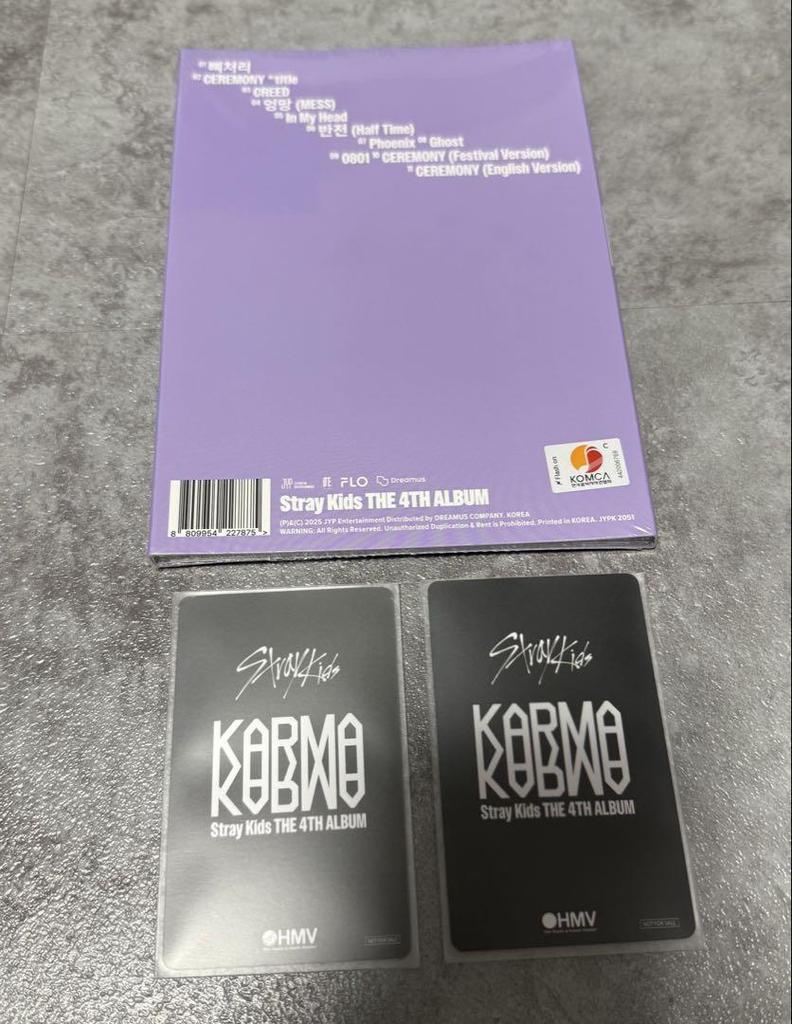 [USED] Stray Kids Karma Seungmin Accordion Lucky Doro A HMV Bonus