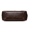 Retro PU Leather Handbags for Women Flower Decor Women's Shoulder Bag Leather Tote Bag