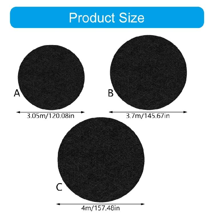 Pool Liner Pad for Round Above Ground Pool Thickened Pool Mat for Under Pool Ground Pad Floor Mat for Pool Bottom