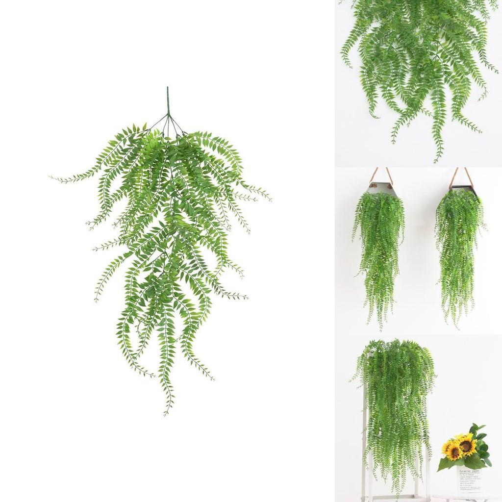 Fake Plant Wall Art With Plastic Ivy And Ferns For Indoor Home Decoration And Photography Props