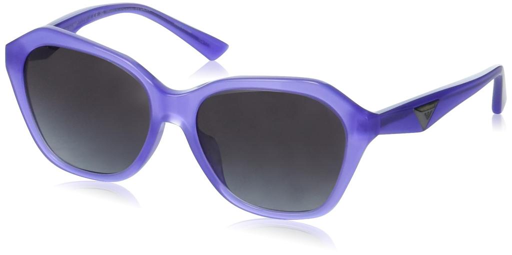 Emporio Armani Shiny Opalin Violet Sunglasses Size 56 Women's EA4221F,