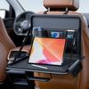 Supporto per Laptop da Auto in Pelle da Appendere allo Schienale del Sedile dell'Auto Tavolo per Notebook Portatile Scrivania per Computer da Auto Portatile Staffa per Tavolo da Pranzo Organizzatore per Cibo