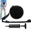 Golf Swing Trainer with Inflatable Practice Ball & Adjustable Rope, Indoor Outdoor Swing Corrector Aid for Beginners, Golfer