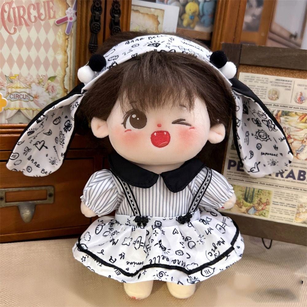 Dress Up Doll Lolita Dress Multicolor Star Doll Clothes 20cm Cotton Doll's Clothes  Children Gift