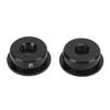2PCS TL Electric Guitar Jack Cover Round Metal Electrosocket Plate with Mounting Screws