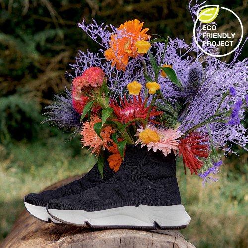 [ASH] Носки-кроссовки Miss Flower AD4D01124 35