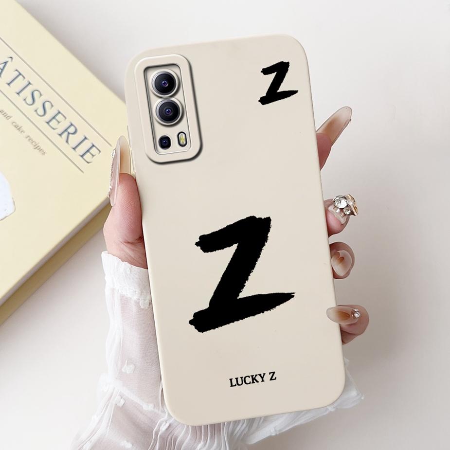 Per Custodia Vivo Y52 5G V2053 Carina Lettere Fortunate Cover Morbida Custodia in TPU Per Vivo Y72 Y 52 VivoY52 VivoY72 5G V2041 Custodie Bumper