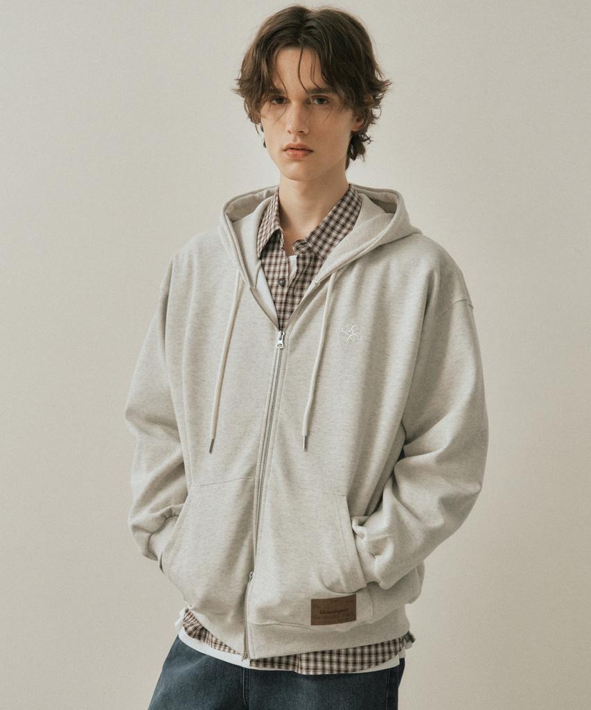 Wednesday Oasis Four Seasons Signature Two-Way Hooded Zip-Up_Oatmeal(W25-Ot11)