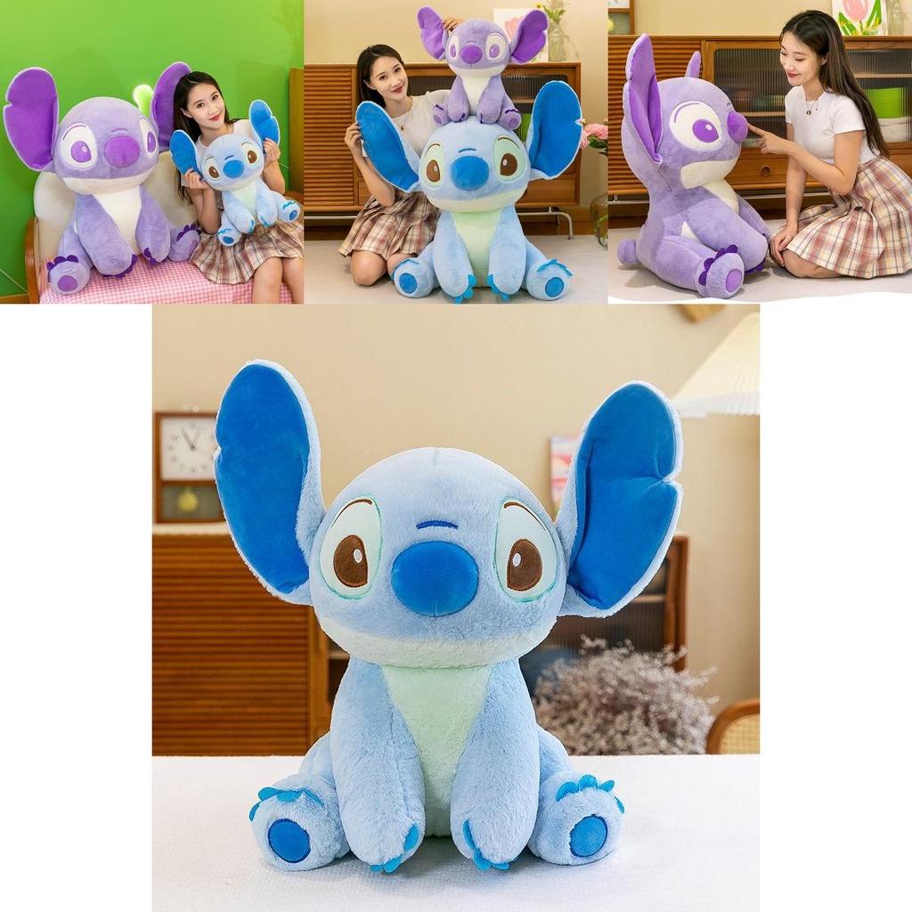 Cuddly Lilo Stitch Plush Toy Soft Polyester Doll 25/30/40/50/80cm