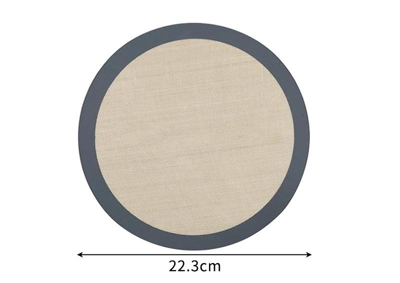 Silicone Round Baking Mat Air Fryer Oven Baking Sheets Non-Stick Baking Liners Reusable Bake Dish for Cake Pizza Pastry Cookie