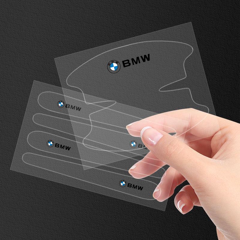 8Pcs Transparent Car Door Handle Bowl Anti Scratch Protective Sticker For BMW E36 E46 E90 E70 E91 G20 X1 E60 F10 F30 E39 F20 E87
