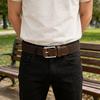 Men Casual Belt Canvas Woven Braided Web Belt Stretch Waist Casual Outdoor Work