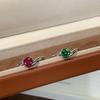 Delicate personality style, cultivate gemstone adjustable ring, fashion niche design sense, light luxury, give girlfriend holiday gifts