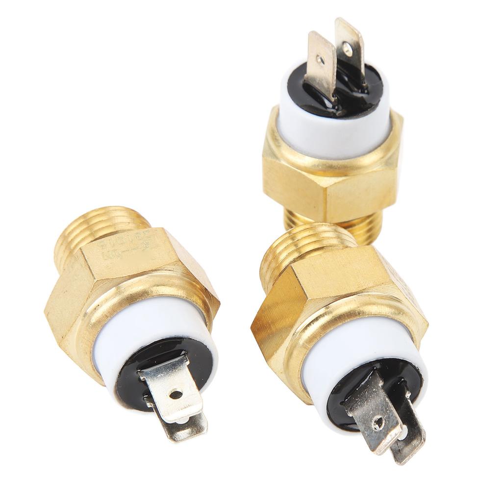 3pcs Engine Radiator Coolant Fan Temperature Sensor Switch M16x1.5MM Water Temp Switch for CB250 CB600 CBR600 CB900