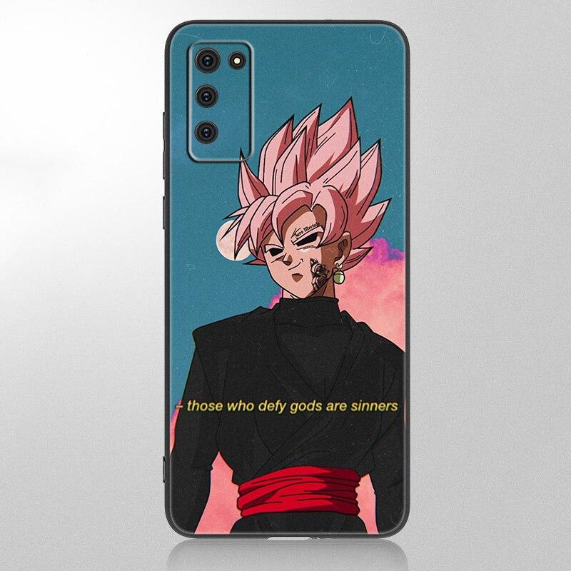 Japan Anime Sohn Goku Fall Für Samsung Galaxy A12 A02S A22 A32 A52 A72 A71 A51 A41 A31 A21 A11 A50 A70 a10S A20S Schwarz Soft Cover