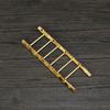 Multi-purpose Bamboo Ladder Cup Holder Yellow Tea Accessories  Desktop Ornament