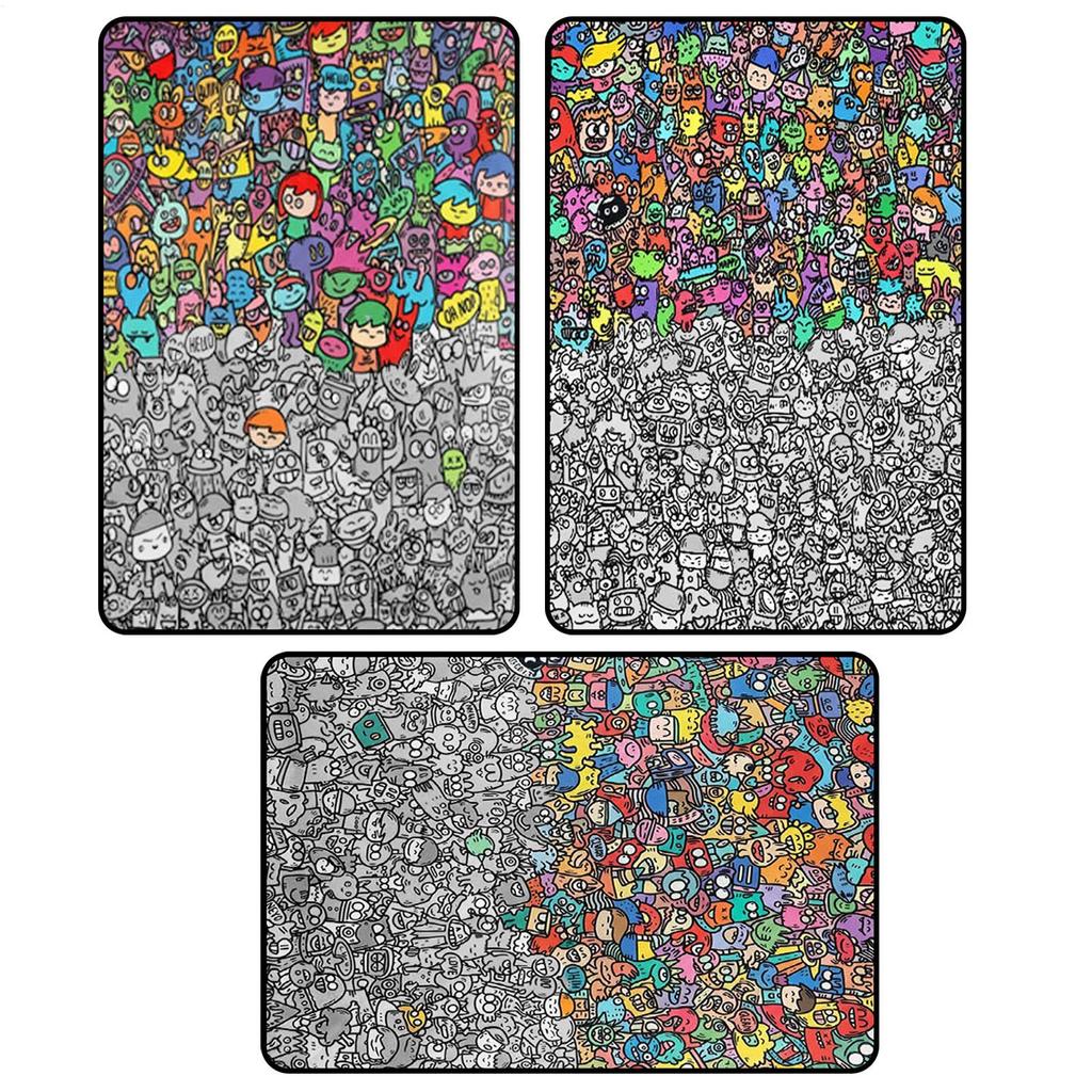 100x150cm DIY Maldecke Malen Sie Ihre eigene Decke Weiches Gemütliches Fleece Zeichenmatte Waschbar Wiederverwendbar Gemütliche Wohnkultur Decke