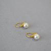 Korean High-End Fashion Pearl Imitation Earrings with High-Gloss Finish for Women