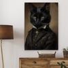 Dark Academia Decor Posters Animal Black Cat Wall Art Gothic Prints  Aesthetic Room Wall Decoration Canvas Painting Modern Decor