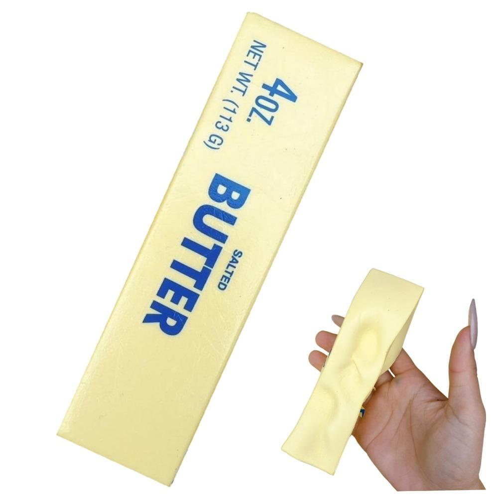 Creamy Scented Butter Stick Squishy Slow Rebound Decompression Toy Realistic Food Sensory Fidget Stress Relief Hand Relax Toy