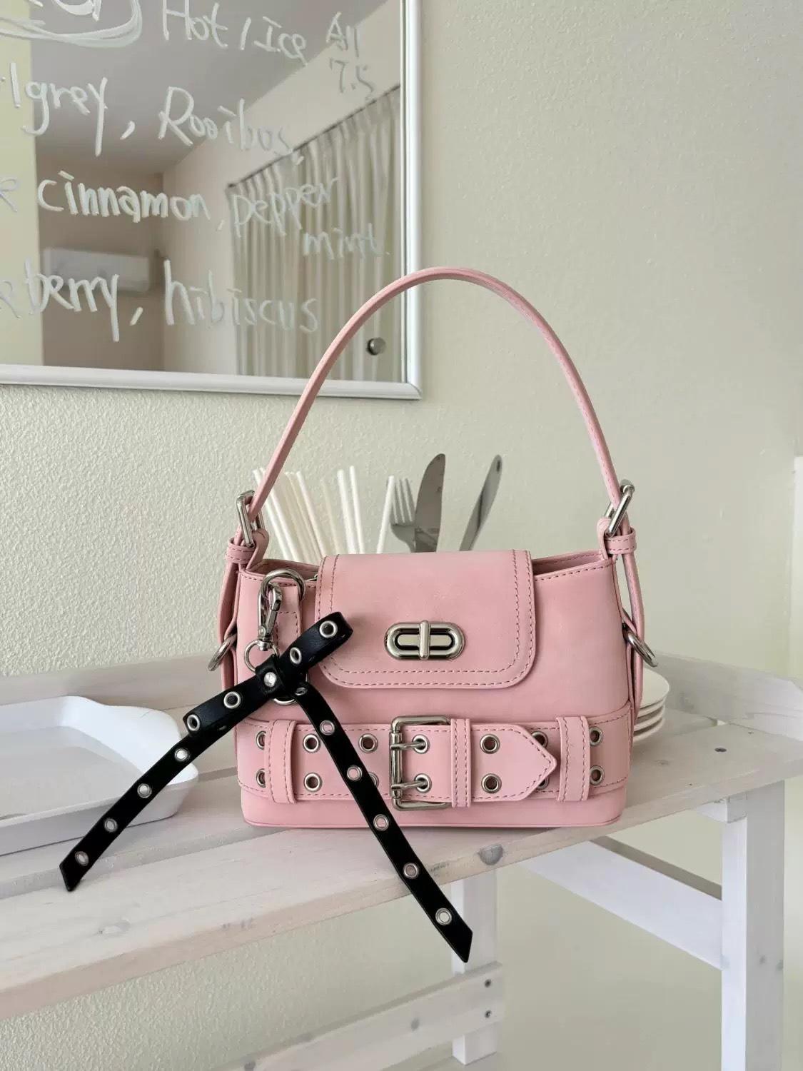 

Нишевый дизайн маленький рюкзак школьный рюкзак однотонный повседневный новый для поездок портативный премиальный сумка-ведро