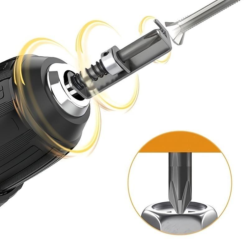 Wiosenna śrubokręt pozycjonujący Wiosenny typ Mocowanie śrub Wiertło Obsługa jedną ręką Uniwersalny bit krzyżakowy