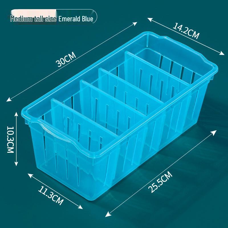 Klare Rechteckige Schreibtisch-Aufbewahrungsbox mit Schublade