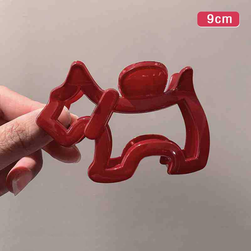 Cartoon Puppy Hair Clip Oil Painting Color Hair Gripper Creativity Hairpins Hair Accessories