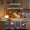 Portable Seven-Color Night Light & White Noise Sleep Aid for Baby