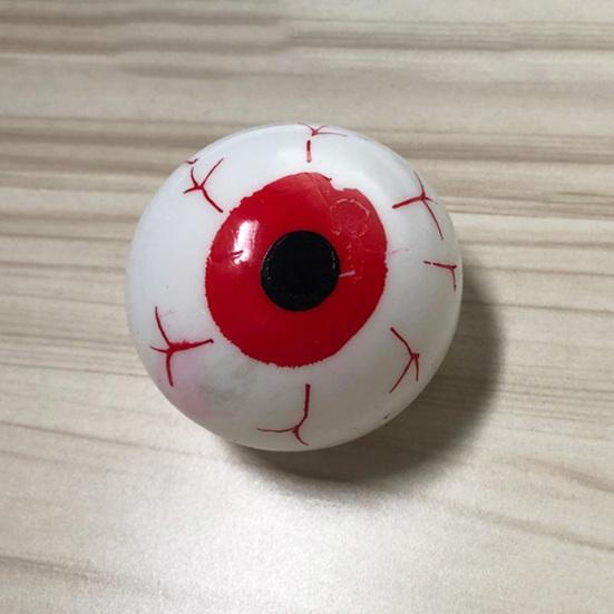 Orange Tomato Eye Shape Rubber Antistress Reliever Squeezes Ball Funny Play Toy