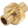 Acouto Power Electric Seat Control Adjust Wheel Gear AA GER 018 for LC80 4500 Brass Car Accessories Replacement