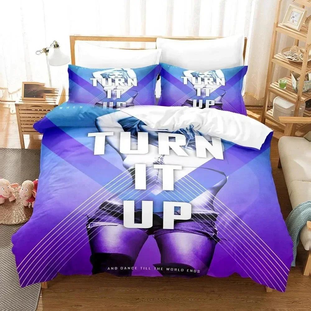 3D Print Britney Spears Bedding Set For Bedroom Soft Modern Bedspreads Comefortable Kids Duvet Cover Quilt Cover And Pillowcase